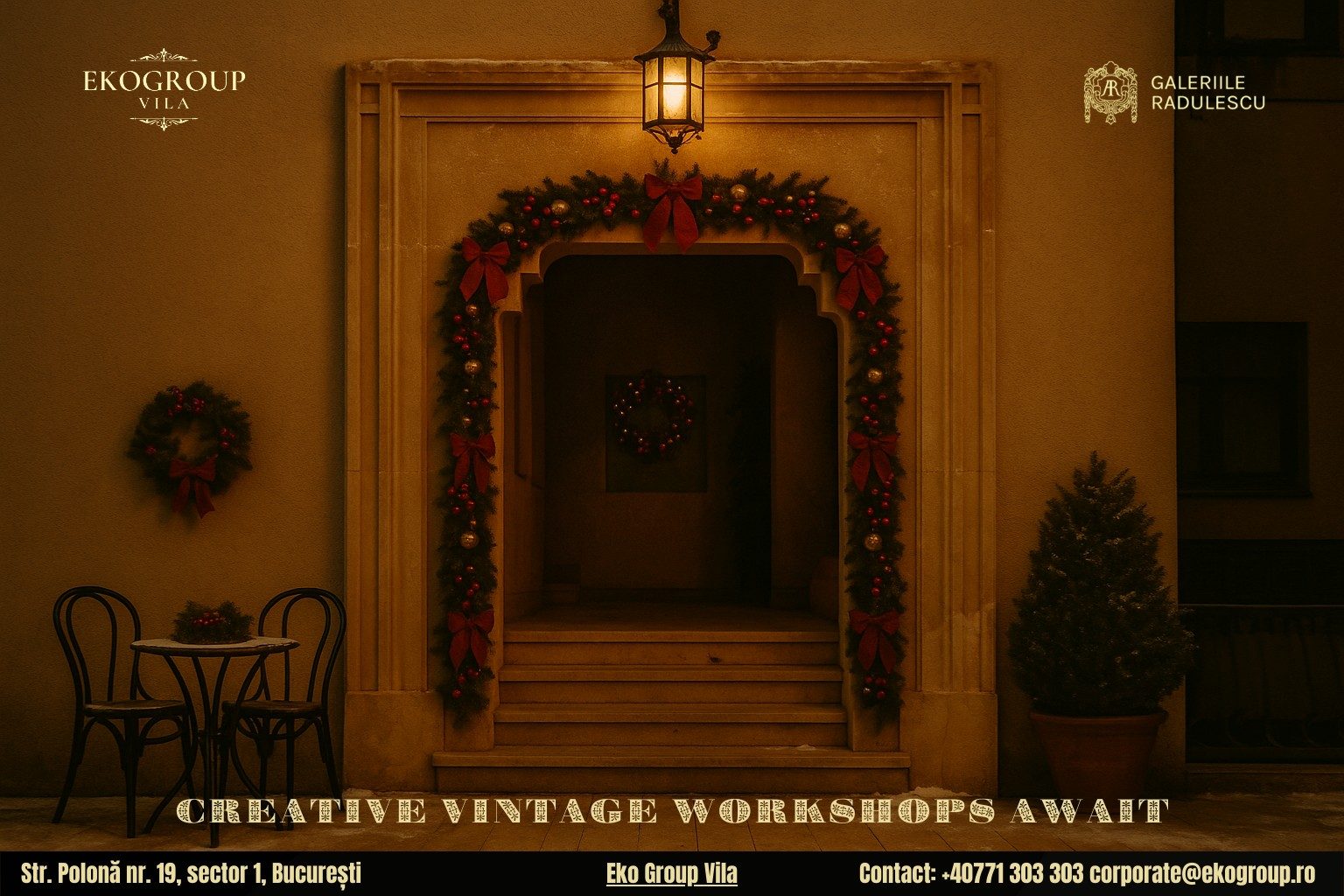 Activități de Crăciun cu parfum interbelic – trăiește magia Crăciunului anilor ’30 la Eko Group Vila 4 Activități de Crăciun cu parfum interbelic – trăiește magia Crăciunului anilor ’30 la Eko Group Vila