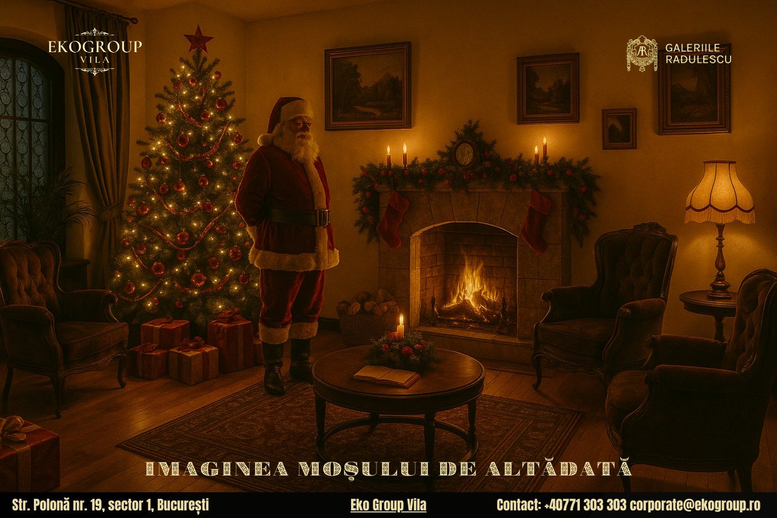 Legenda lui Moș Crăciun și farmecul Crăciunului anilor ’30 la Eko Group Vila 5 Legenda lui Moș Crăciun și farmecul Crăciunului anilor ’30 la Eko Group Vila